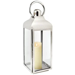 47cm The Chloe Candle Stainless Steel Lantern