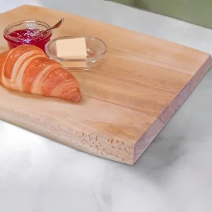 Solid Beech Live-Edge Serving Board
