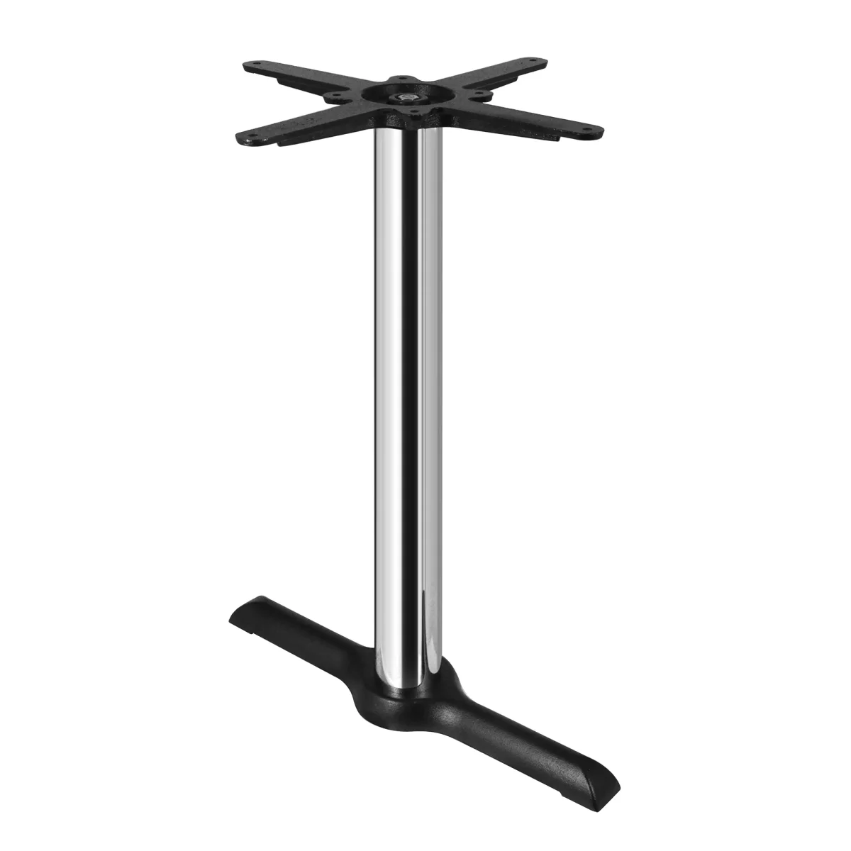 Chrome Twin Pedestal Table Base 720 x 540 mm - Image 5
