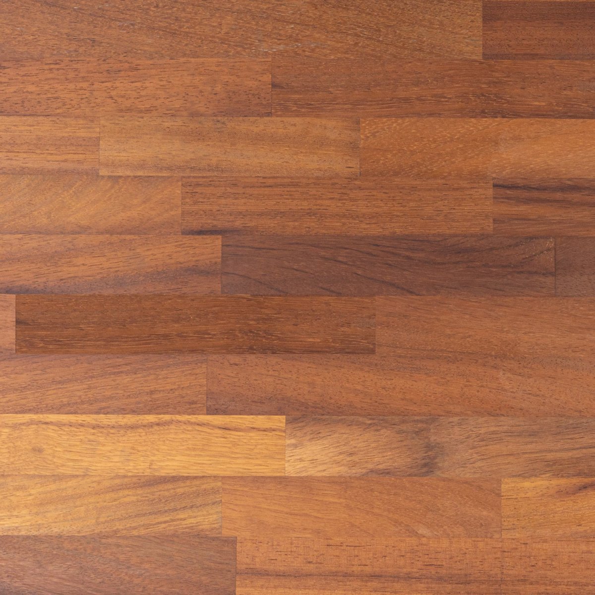 Iroko Solid Wood Table with Square Metal Legs - Image 6