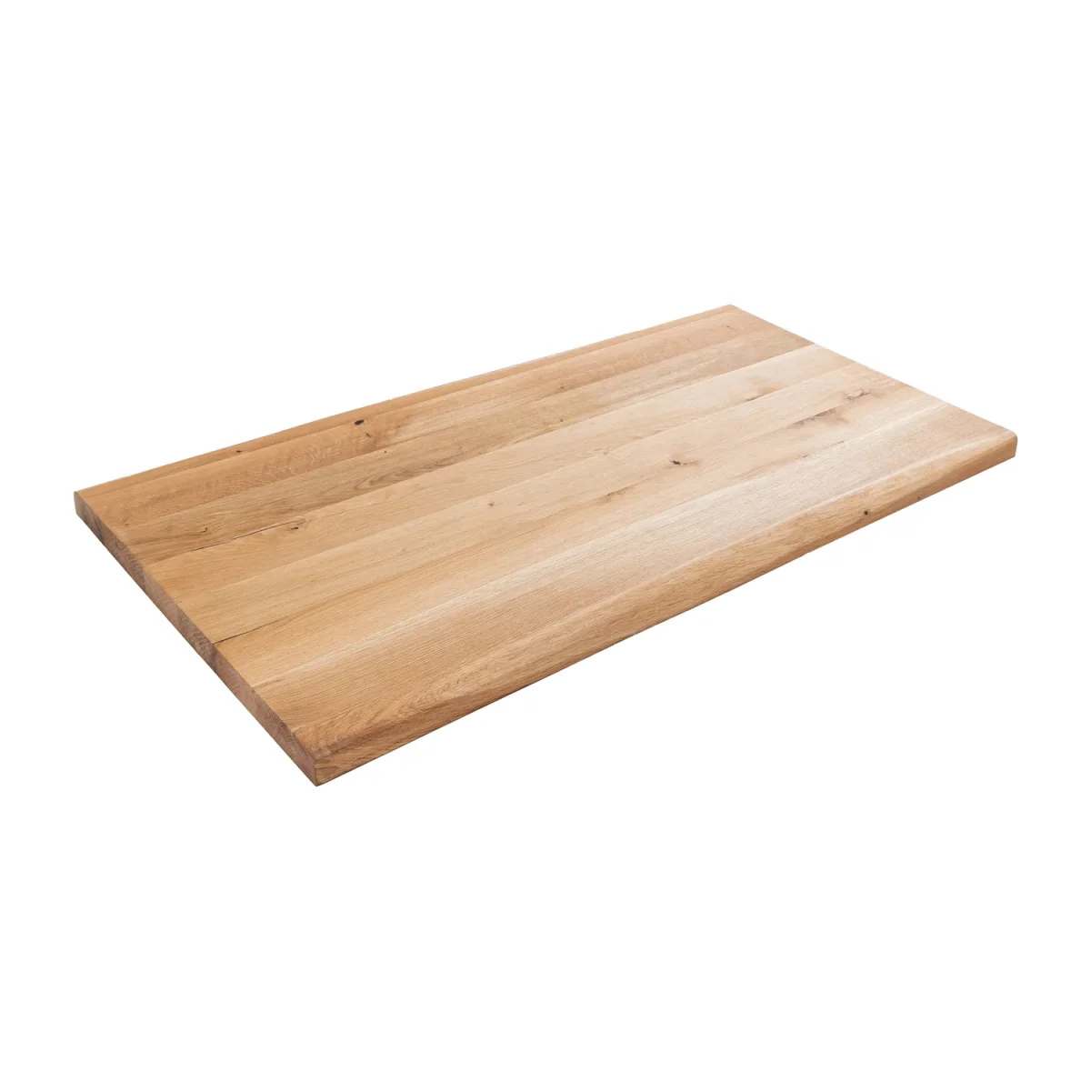 Solid Oak Live Edge Tabletop - Image 2